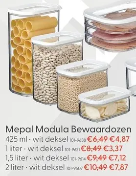 Aanbieding: Modula Bewaardozen