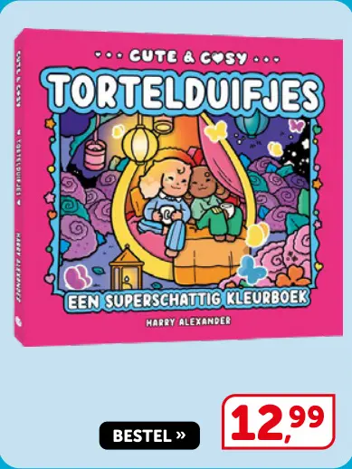 Promotie: Tortelduifjes een superschattig kleurboek