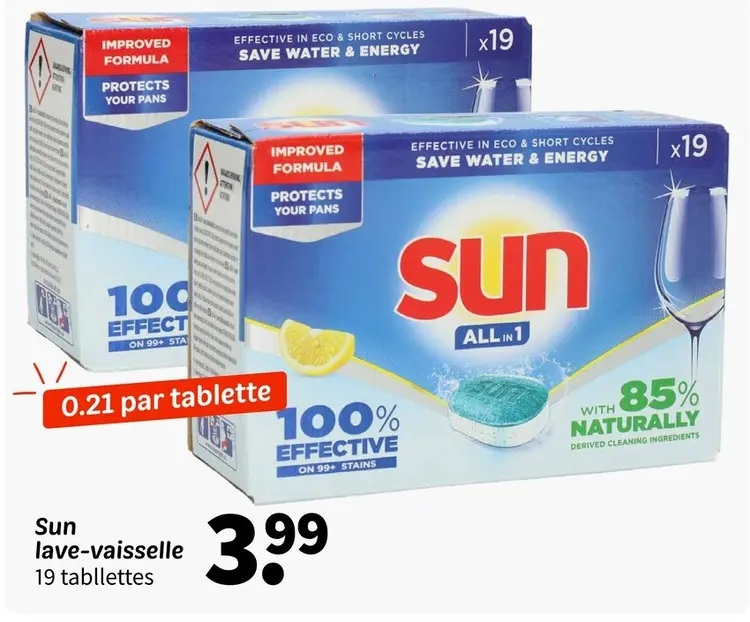 Offre: Sun lave-vaisselle