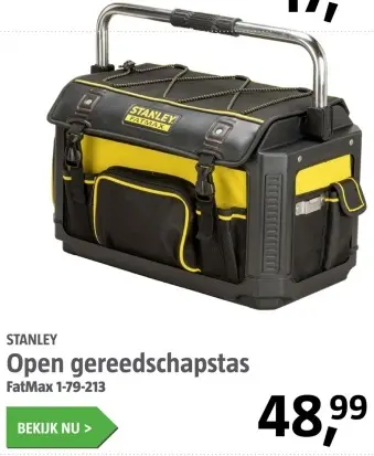 Aanbieding: Open gereedschapstas