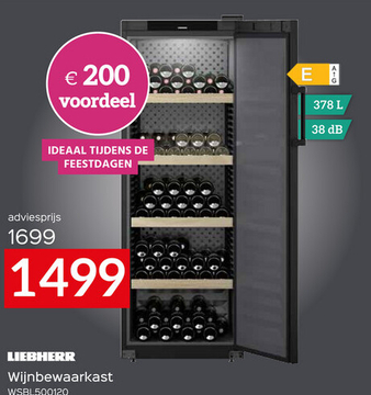 Aanbieding: Wijnbewaarkast WSBL500120