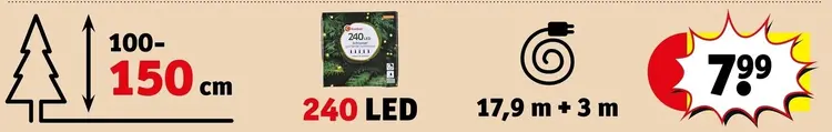 Aanbieding: Kerstverlichting 240 LED