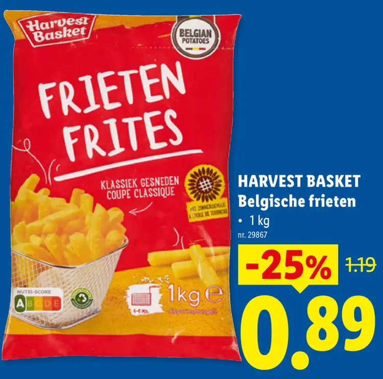 Promotie: Belgische frieten