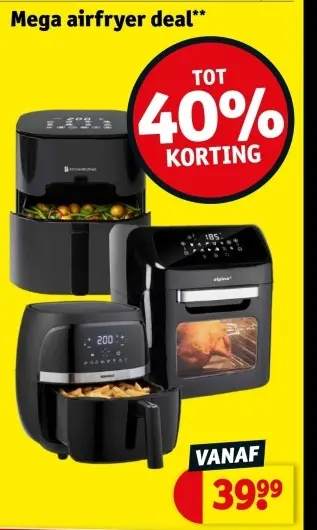 Aanbieding: Mega airfryer deal