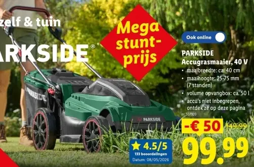 Promotie: Accugrasmaaier