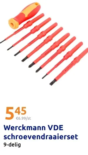 Aanbieding: Werckmann VDE schroevendraaierset
