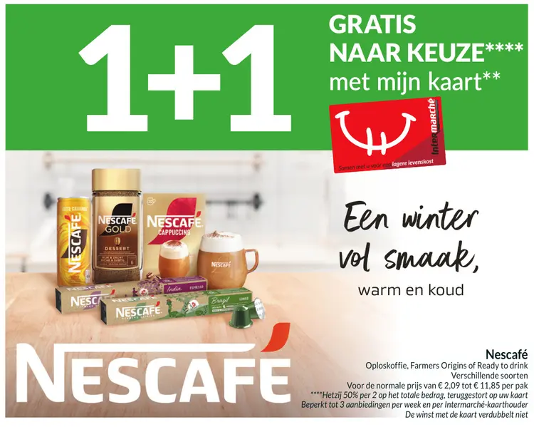 Promotie: Diverse koffie