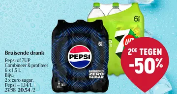 Aanbieding: Pepsi of 7UP