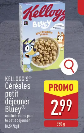 Offre: Céréales petit déjeuner Bluey