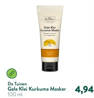 Aanbieding: Gele Klei Kurkuma Masker