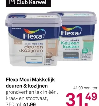 Aanbieding: Flexa Mooi Makkelijk deuren & kozijnen