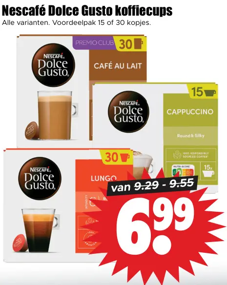 Aanbieding: Dolce Gusto koffiecups