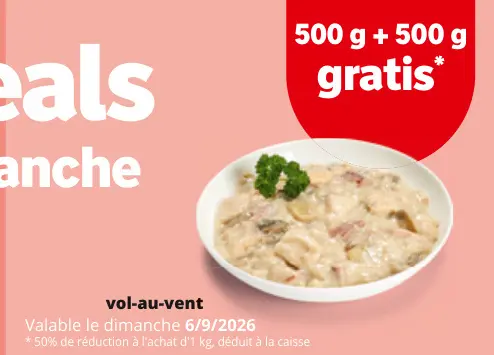 Offre: Vol-au-vent