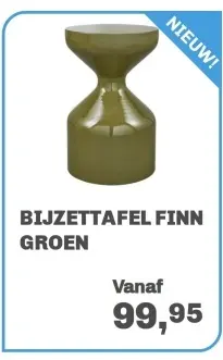 Aanbieding: Bijzettafel finn groen