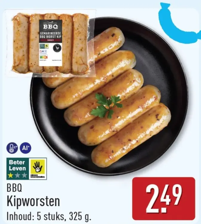 Aanbieding: BBQ Kipworsten