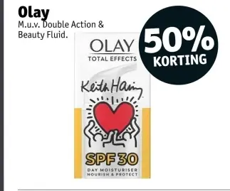 Aanbieding: Olay Total Effects Keith Haring SPF30