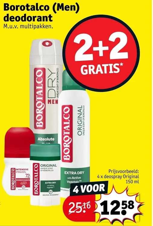 Promotie: Borotalco (Men) deodorant