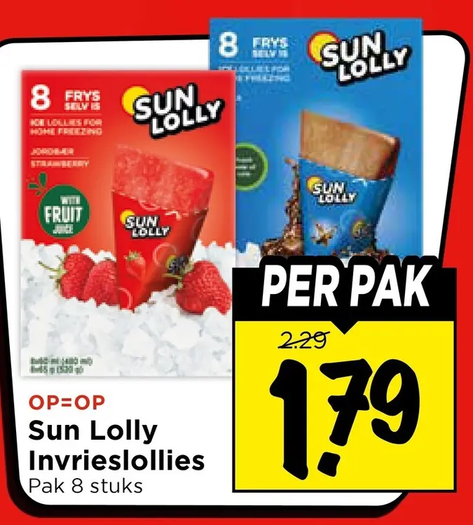 Aanbieding: Invrieslollies