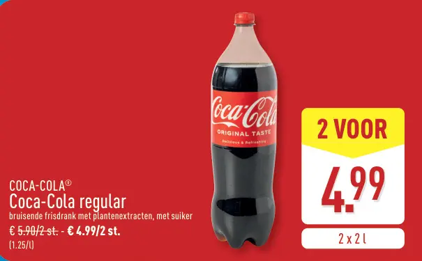 Promotie: Coca-Cola regular