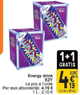 Offre: Energy drink EZY