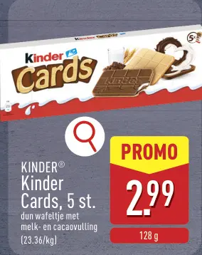 Promotie: Kinder Cards