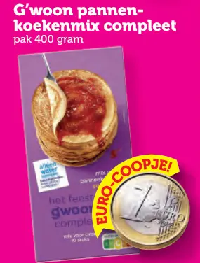Aanbieding: pannenkoekenmix compleet