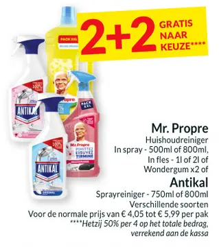 Aanbieding: Mr. Propre en Antikal
