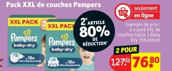 Offre: Pack XXL de couches