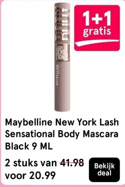 Aanbieding: Lash Sensational Body Mascara Black