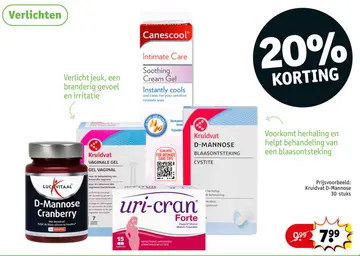 Aanbieding: Kruidvat D-Mannose