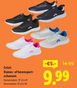 Aanbieding: Dames- of herensportschoenen