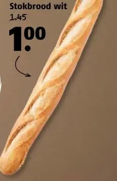 Aanbieding: Stokbrood wit