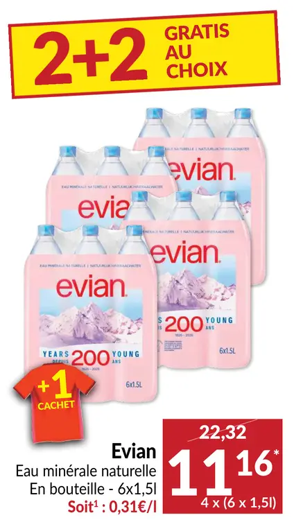 Offre: Eau minérale naturelle En bouteille