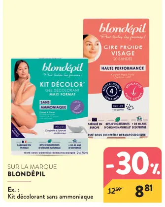 Offre: Kit décolorant sans ammoniaque