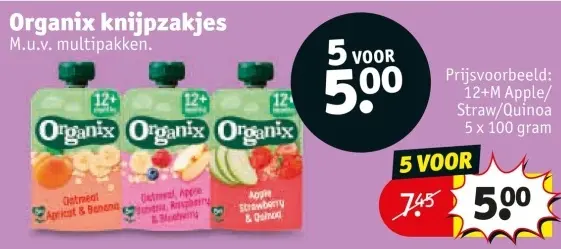 Aanbieding: Knijpzakjes