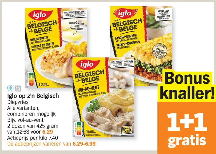 Promotie: Iglo op z'n Belgisch Diepvries