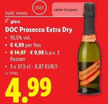 Promotie: DOC Prosecco Extra Dry