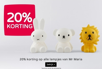 Aanbieding: alle lampjes van Mr Maria