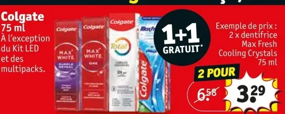 Offre: Colgate Max Fresh Cooling Crystals