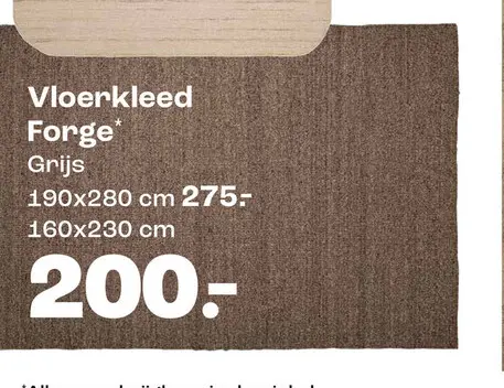 Aanbieding: Vloerkleed Forge