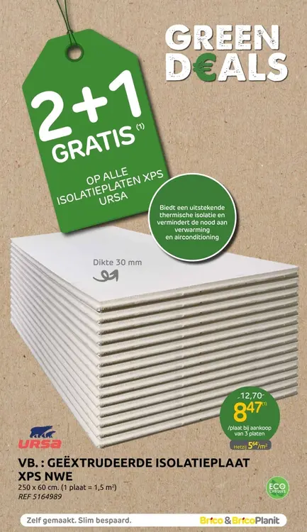 Aanbieding: Geëxtrudeerde isolatieplaat xps nwe
