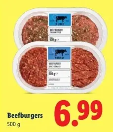 Aanbieding: Beefburgers