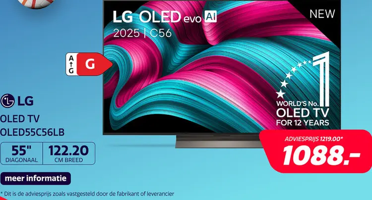 Aanbieding: LG OLED 4K 55C56LB (2025)