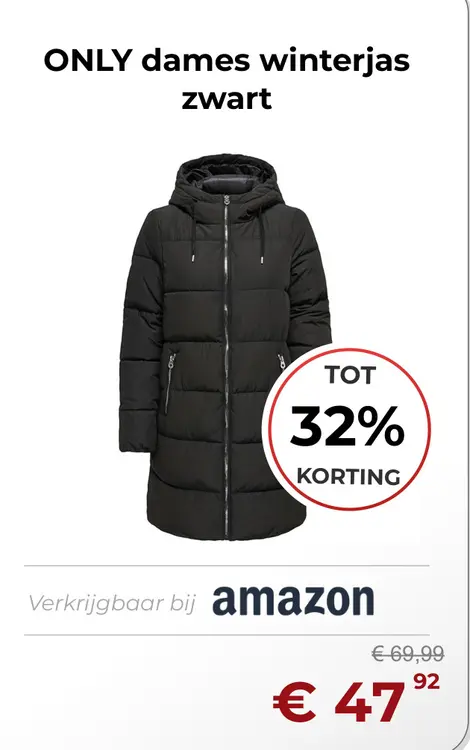 Aanbieding: dames winterjas