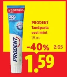 Aanbieding: Tandpasta cool mint
