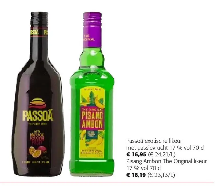 Aanbieding: Passoã of Pisang Ambon