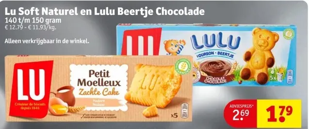 Promotie: Soft Naturel en Lulu Beertje Chocolade
