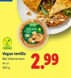 Aanbieding: Vegan tortilla