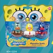 Aanbieding: Spongbob badeenden 3 stuks 3 assorti
