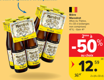 Offre: Maredret Altus ou Triplus